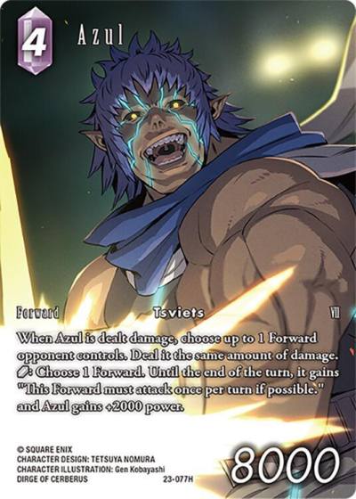 Azul Full Art 23-077H Hidden Trials Final Fantasy card