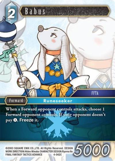 Babus 4-042C Opus IV Final Fantasy card