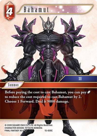 Bahamut 15-009C Crystal Dominion Final Fantasy card