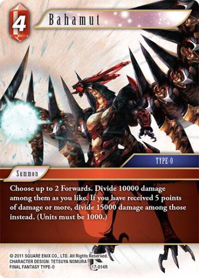 Bahamut 17-014R Rebellion's Call Final Fantasy card
