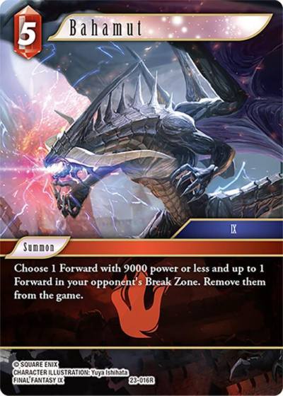 Bahamut 23-016R Hidden Trials Final Fantasy card
