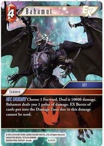 Bahamut EX 6-017C Opus VI Final Fantasy card