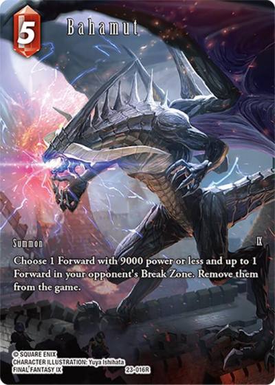 Bahamut Full Art 23-016R Hidden Trials Final Fantasy card