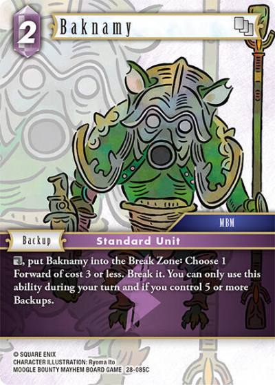 Baknamy 28-085C Dreamlike Oceans Final Fantasy card