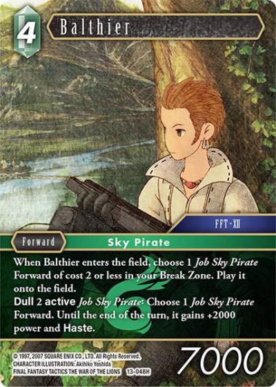 Balthier 13-048H Opus XIII: Crystal Radiance Final Fantasy card