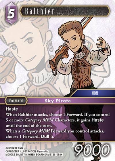 Balthier 28-088H Dreamlike Oceans Final Fantasy card