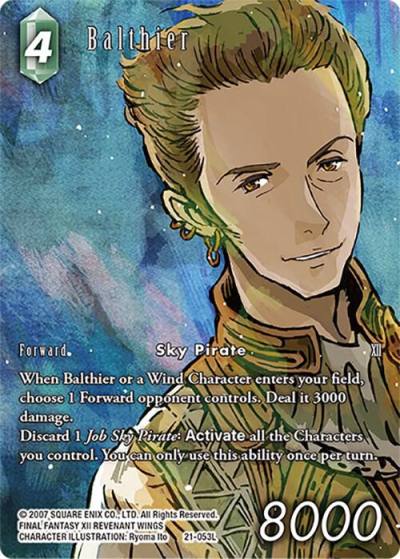 Balthier Full Art 21-053L Beyond Destiny Final Fantasy card