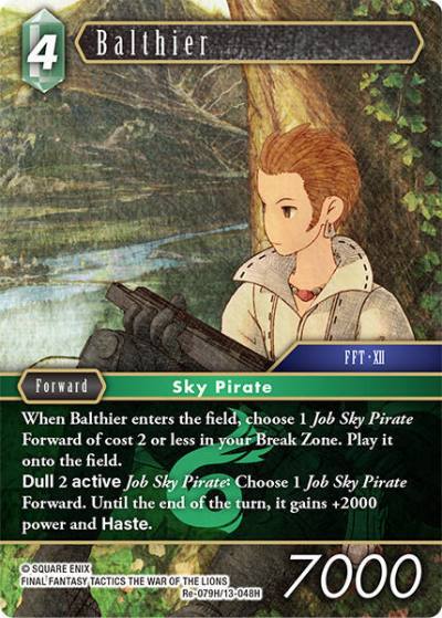 Balthier Re-079H/13-048H Legacy Collection Final Fantasy card