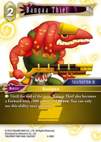 Bangaa Thief 4-088C Opus IV Final Fantasy card