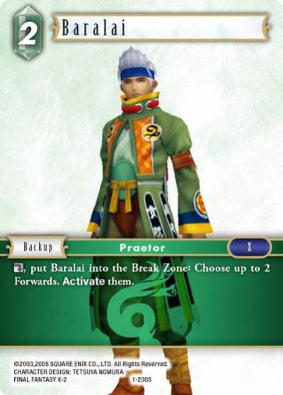 Baralai 1-200S Opus I Final Fantasy card