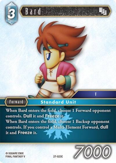 Bard 27-023C Journey of discovery Final Fantasy card