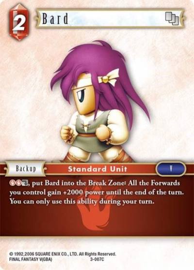 Bard 3-007C Opus III Final Fantasy card