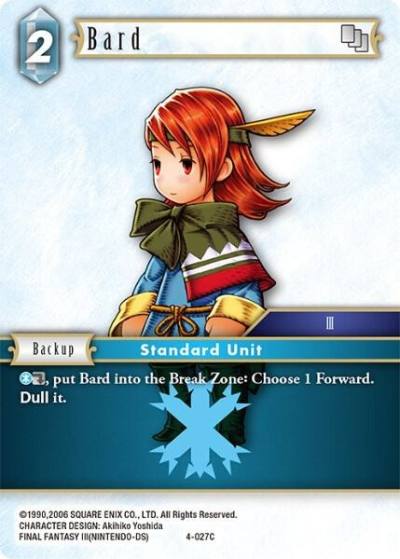 Bard 4-027C Opus IV Final Fantasy card