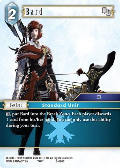 Bard 6-026C Opus VI Final Fantasy card