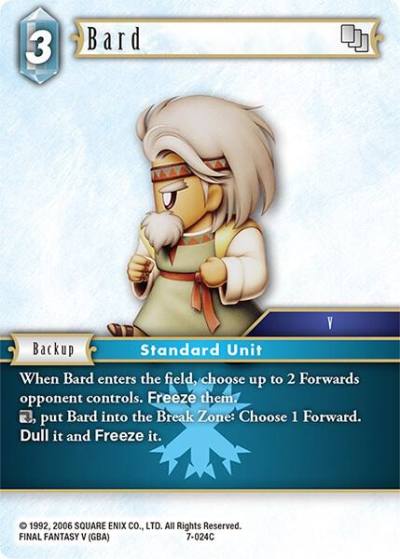 Bard 7-024C Opus VII Final Fantasy card