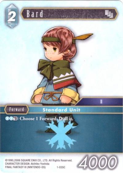 Bard Arc 1-035C Deck Exclusive Cards Final Fantasy card