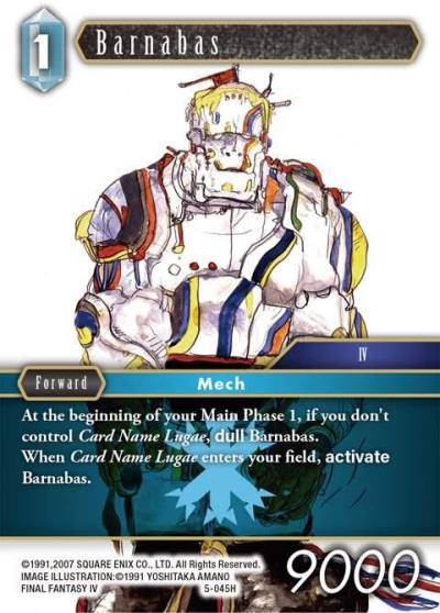 Barnabas 5-045H Opus V Final Fantasy card