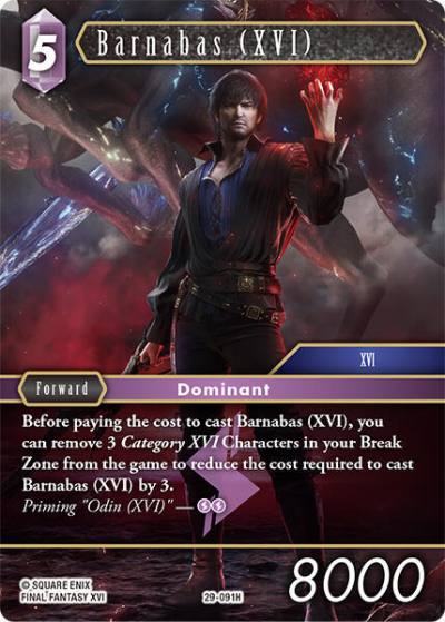 Barnabas (XVI) 29-091H Blissful Eternity Final Fantasy card