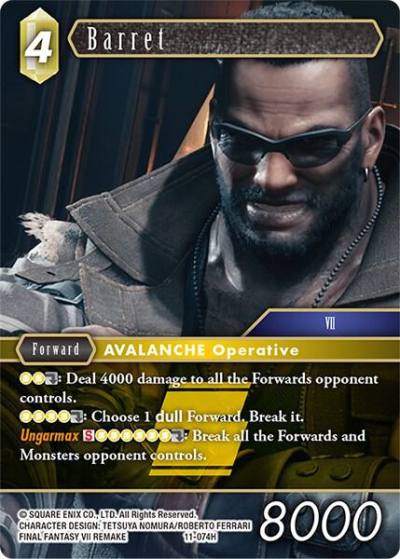 Barret 11-074H Opus XI Final Fantasy card