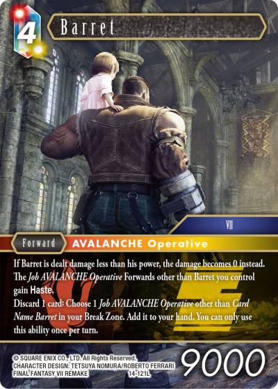 Barret 14-121L Opus XIV: Crystal Abyss Final Fantasy card