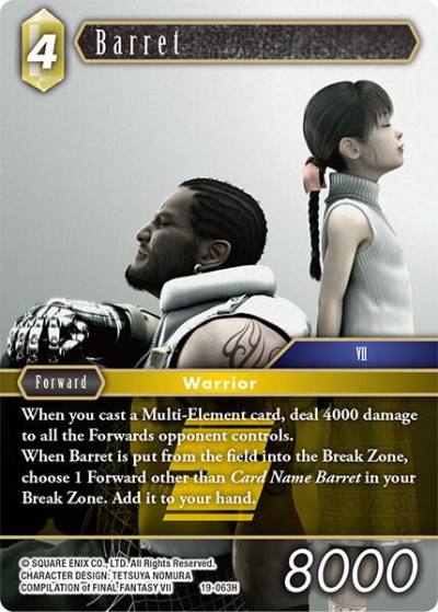 Barret 19-063H From Nightmares Final Fantasy card