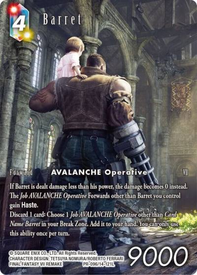 Barret Buy A Box Promo PR-096/14-121L FF: Promo Cards Final Fantasy card