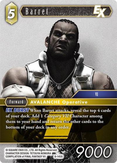 Barret EX 8-145S Opus VIII Final Fantasy card