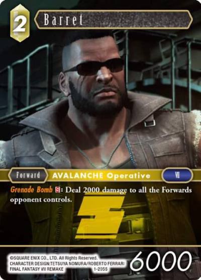 Barret Starter 1-205S Opus I Final Fantasy card