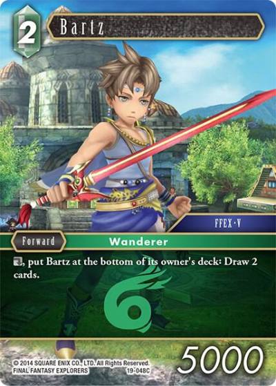 Bartz 19-048C From Nightmares Final Fantasy card