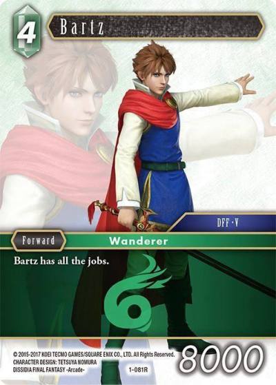 Bartz Alternate Art Promo PR-011/1-081R FF: Promo Cards Final Fantasy card