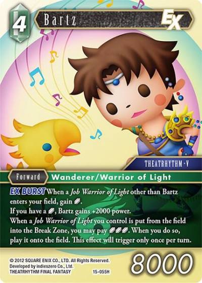Bartz EX 15-055H Crystal Dominion Final Fantasy card