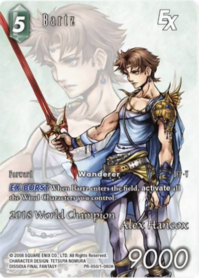 Bartz EX 2018 World Champion PR-050/1-080H FF: Promo Cards Final Fantasy card