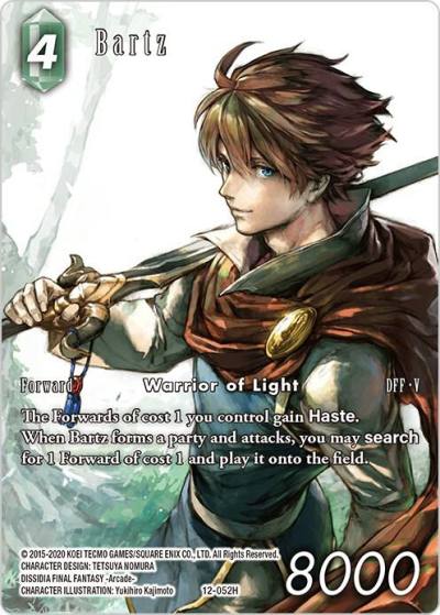 Bartz Full Art 12-052H Opus XII Final Fantasy card
