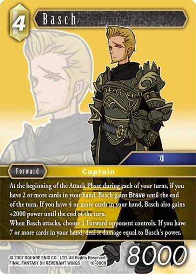 Basch 10-080H Opus X Final Fantasy card