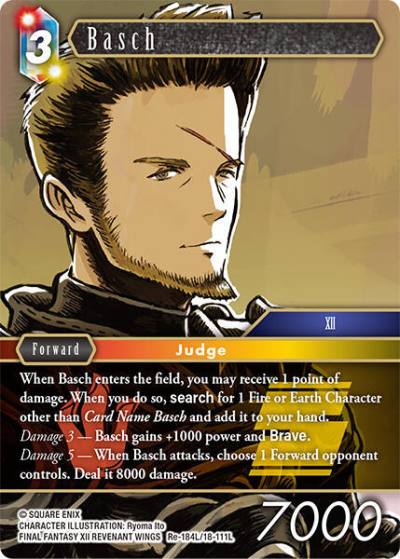Basch Re-184L/18-111L Legacy Collection Final Fantasy card