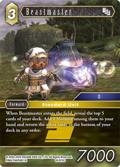 Beastmaster 16-072C Emissaries of Light Final Fantasy card