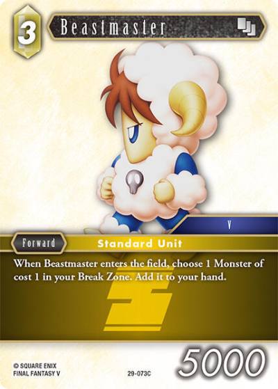Beastmaster 29-073C Blissful Eternity Final Fantasy card