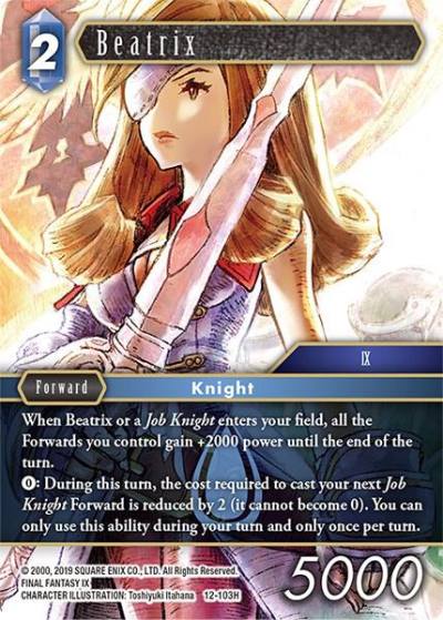 Beatrix 12-103H Opus XII Final Fantasy card