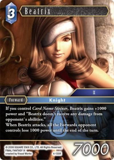 Beatrix 4-135R Opus IV Final Fantasy card