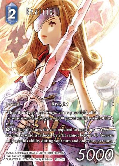 Beatrix Full Art 12-103H Opus XII Final Fantasy card