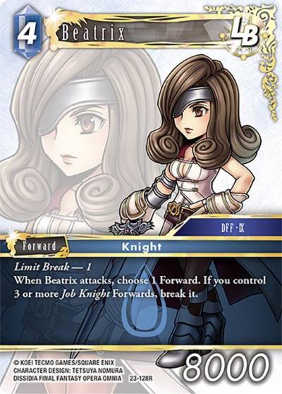 Beatrix LB 23-128R Hidden Trials Final Fantasy card