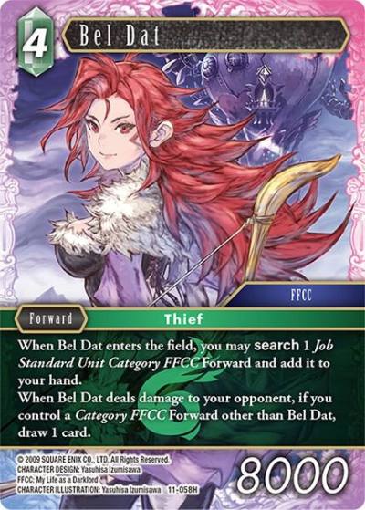 Bel Dat 11-058H Opus XI Final Fantasy card