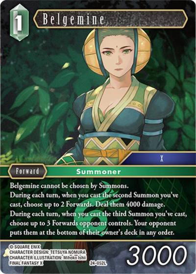 Belgemine 24-052L Hidden Legends Final Fantasy card