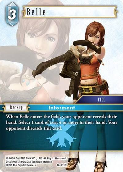 Belle 12-035C Opus XII Final Fantasy card