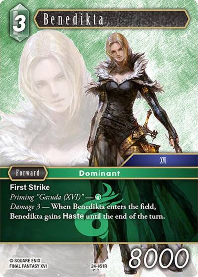 Benedikta 24-051R Hidden Legends Final Fantasy card