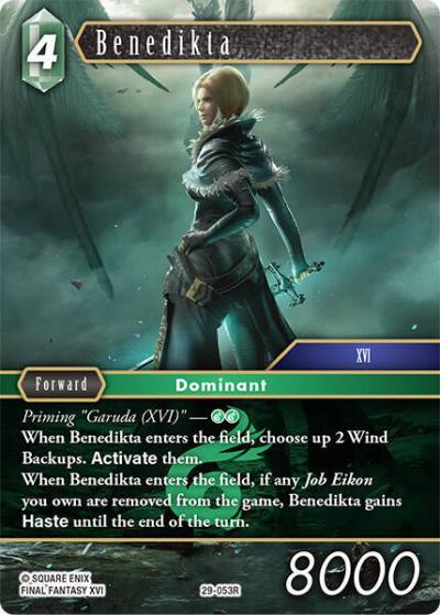 Benedikta 29-053R Blissful Eternity Final Fantasy card