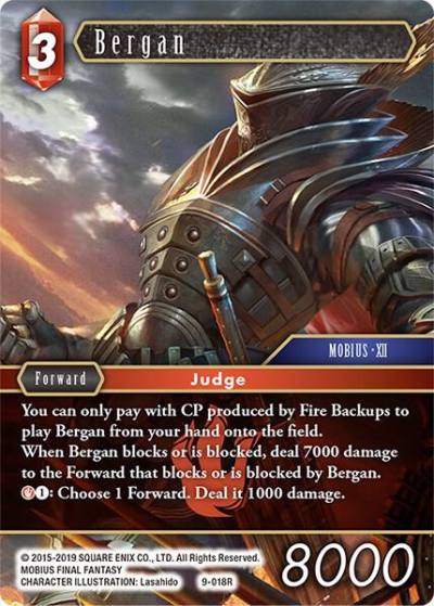 Bergan 9-018R Opus IX Final Fantasy card