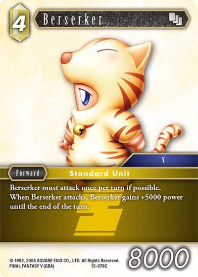 Berserker 15-078C Crystal Dominion Final Fantasy card