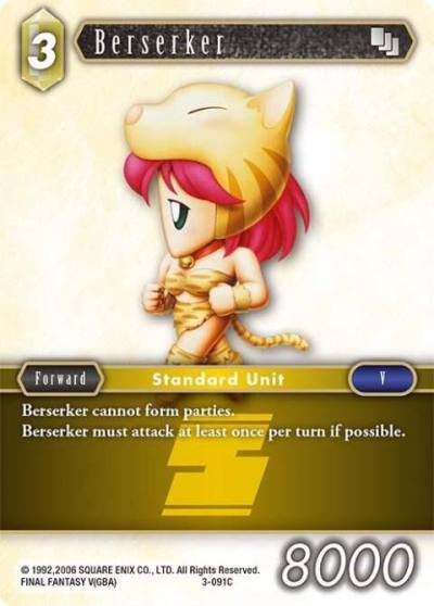Berserker 3-091C Opus III Final Fantasy card