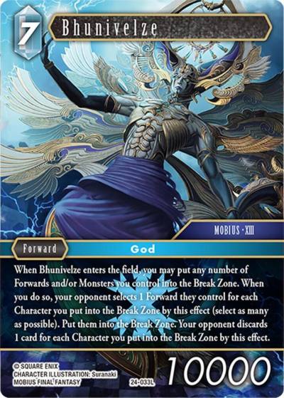 Bhunivelze 24-033L Hidden Legends Final Fantasy card